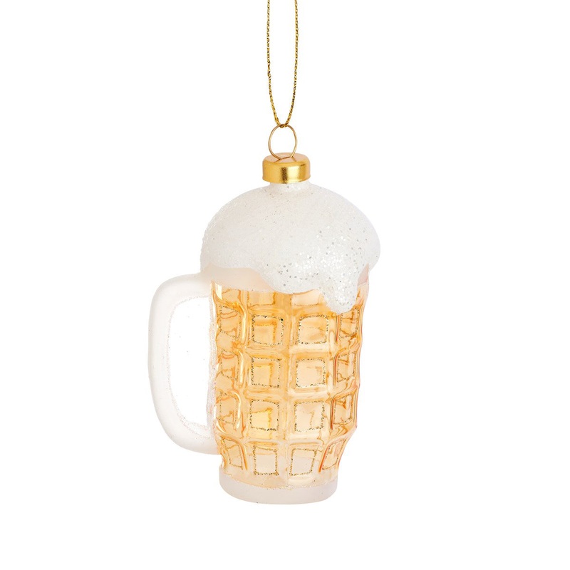 RJB Stone Frothy Beer Shaped Bauble