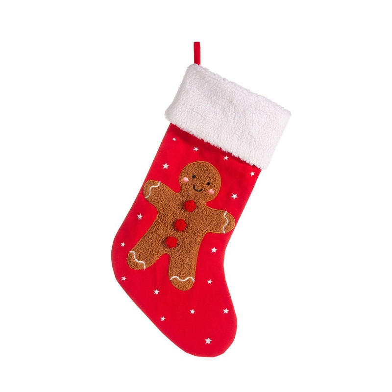 RJB Stone Gingerbread Stocking