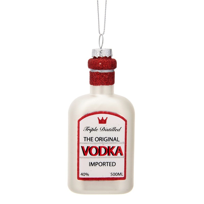 RJB Stone Vodka Bottle Shaped Bauble