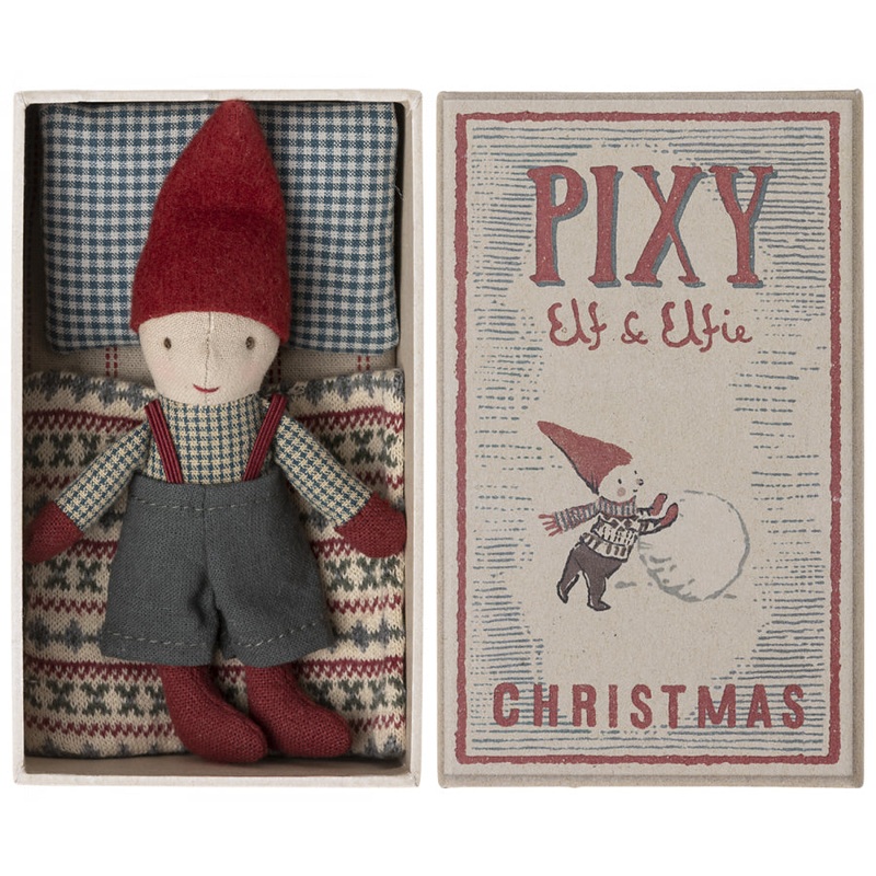 Maileg Pixy Elf in Matchbox