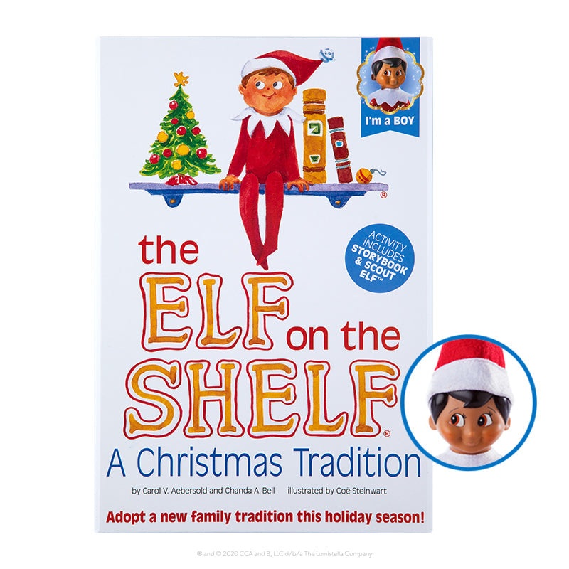 The Elf on the Shelf Christmas Tradition - Boy - Dark Tone