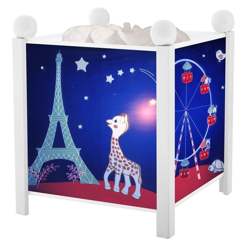 Trousselier Night Light Magic Lantern Sophie The Giraffe Paris - White UK 12V