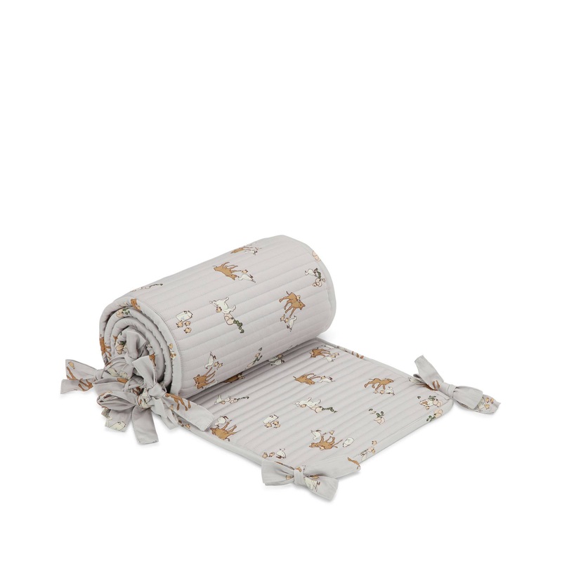 Konges Sljd Bed Bumper Farm Blue