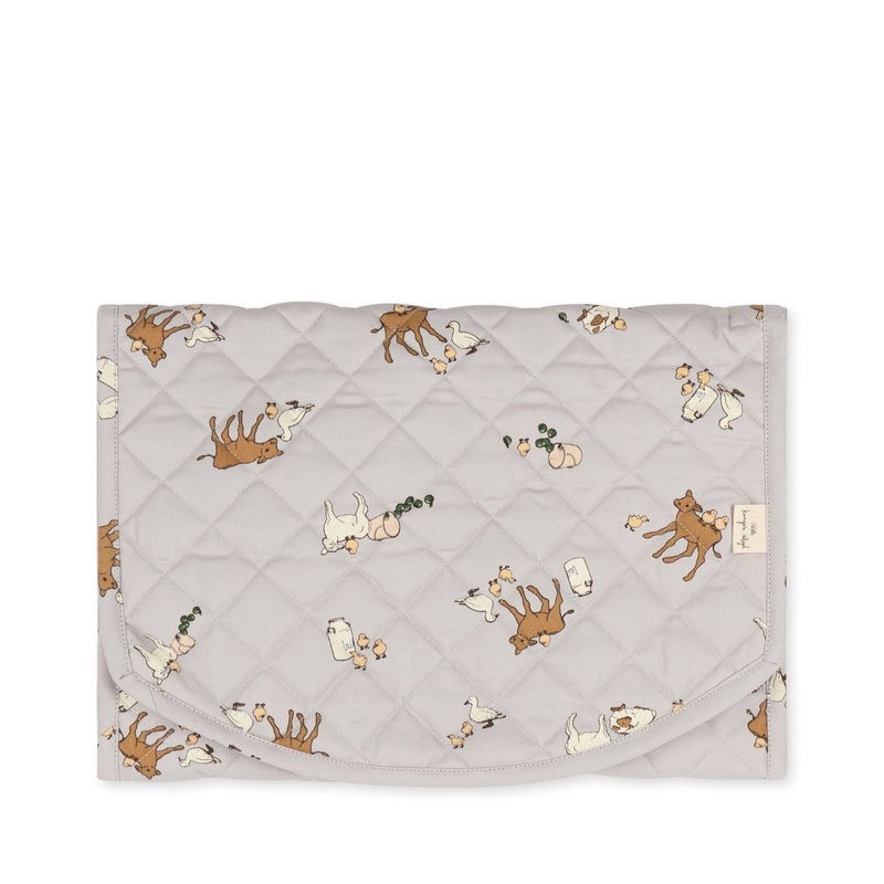Konges Sljd Changing Pad Farm Blue