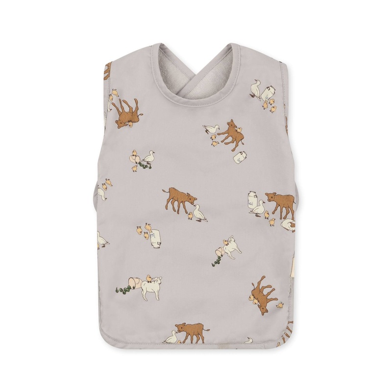 Konges Sljd Comea Big Bib Farm Blue