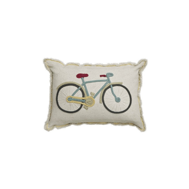 Lorena Canals Eco City Bike Machine Washable Floor Cushion - 55x35cm