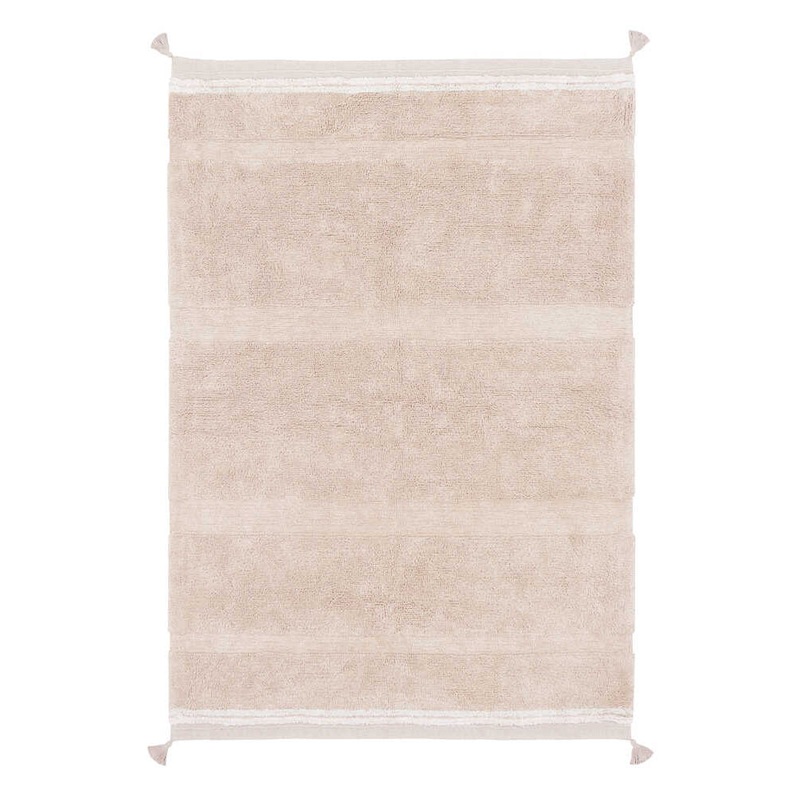 Lorena Canals Fantasy Garden Bloom Rose Machine Washable Cotton Rug - 140x200cm