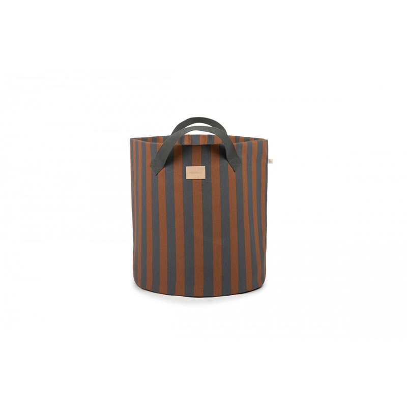 nobodinoz Majestic Toybag Blue Brown Stripes