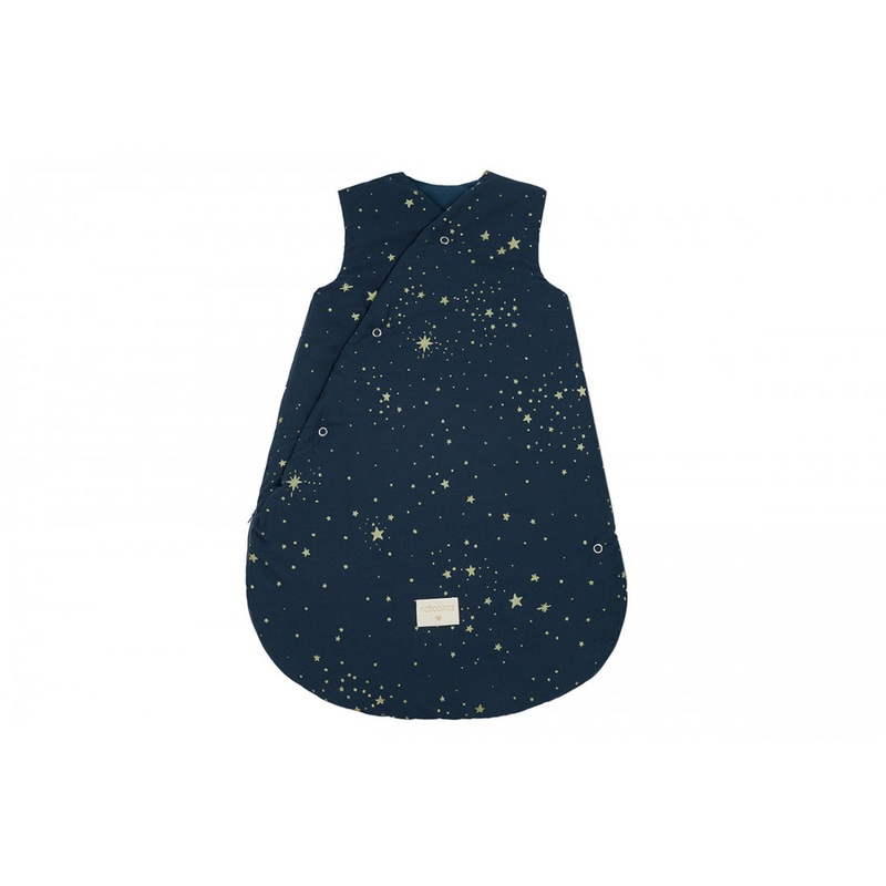 nobodinoz Snowy Warm Sleeping Bag Gold Stella / Night Blue