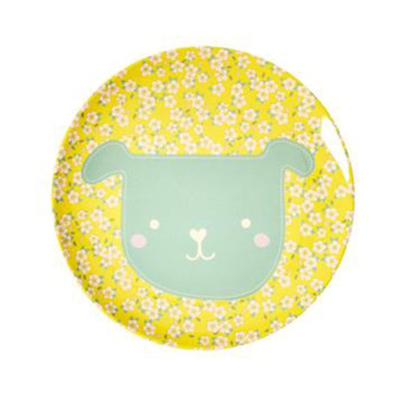 Rice DK Melamine Kids Plates Dog