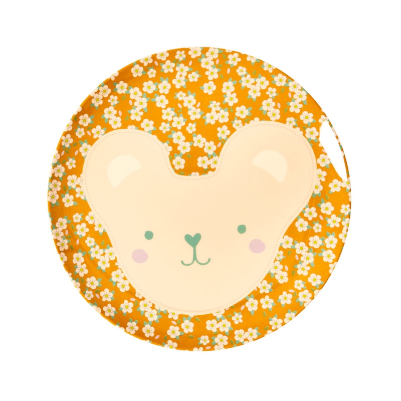 Rice DK Melamine Kids Plates Teddy
