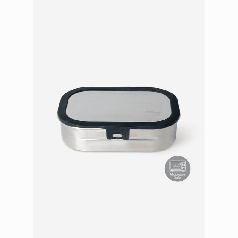 Citron Stainless Steel Lunchbox - Black