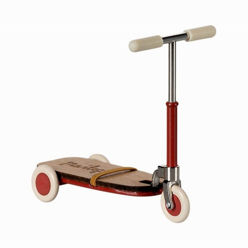 Maileg Kick Board, Mouse  Red