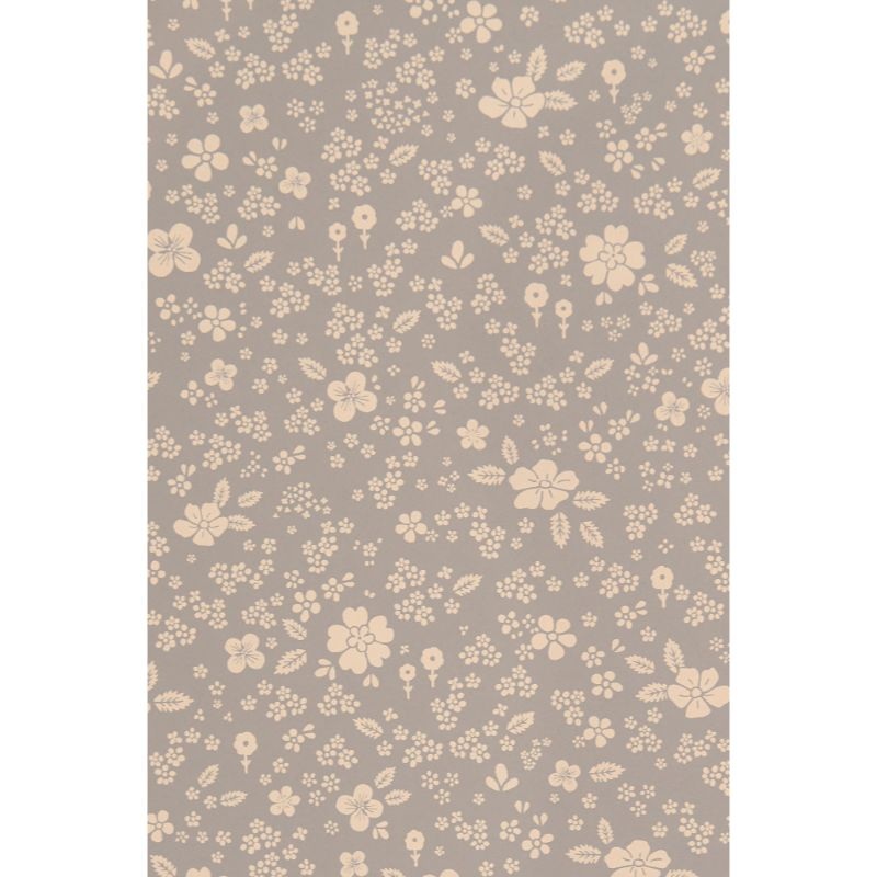 Majvillan Wallpaper Flora Dusty Blue (Pre-Order; Est. Delivery in 2-3 Weeks)