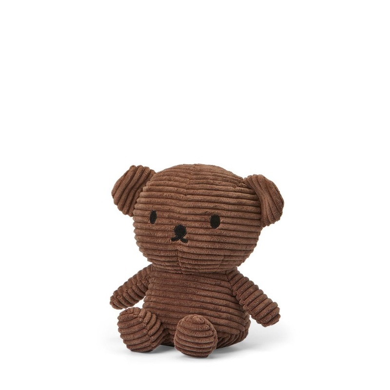 Miffy Bon Ton Toys Boris Bear Eco Corduroy Brown - 17 cm - 7''