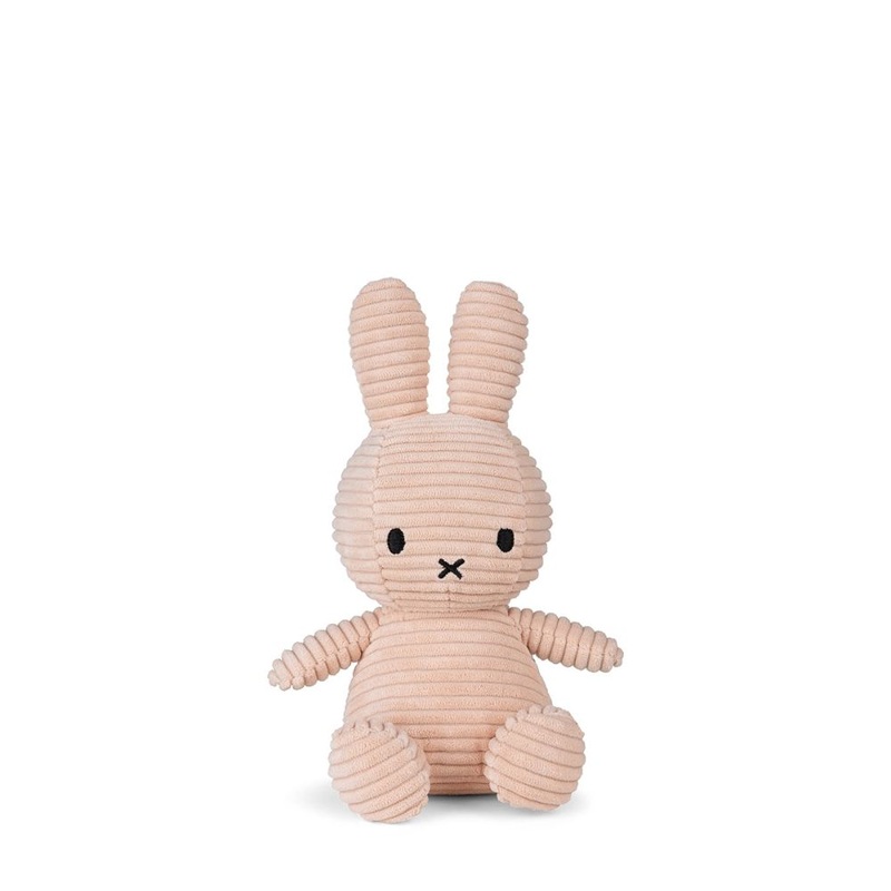 Miffy Bon Ton Toys Miffy Eco Corduroy Misty Rose - 23 cm - 9"