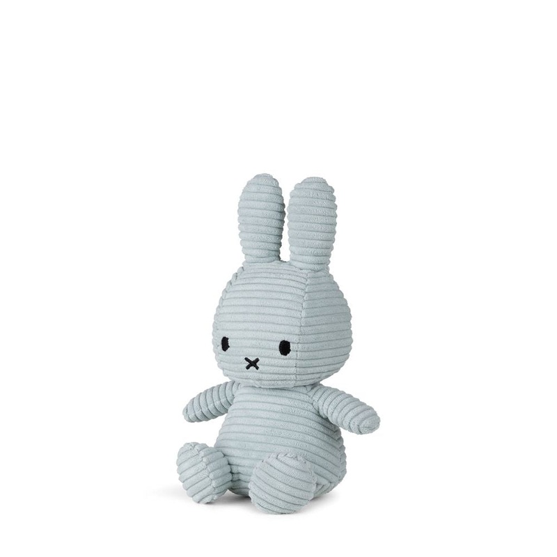 Miffy Bon Ton Toys Miffy Eco Corduroy Soft Jade - 23 cm - 9"