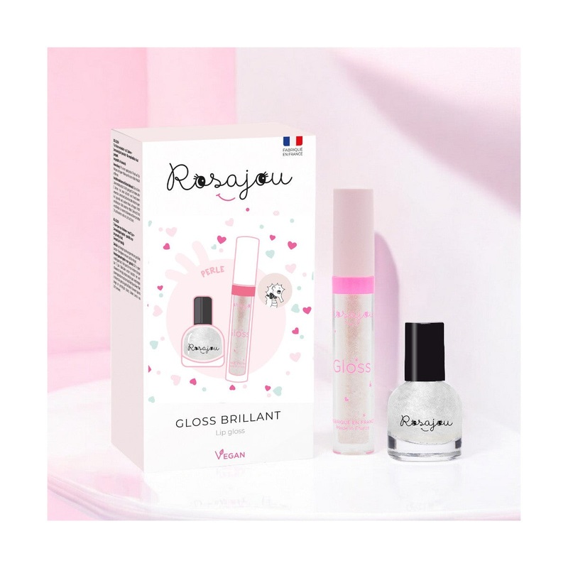 Rosajou Vegan Duo Nail Polish Gloss Perle