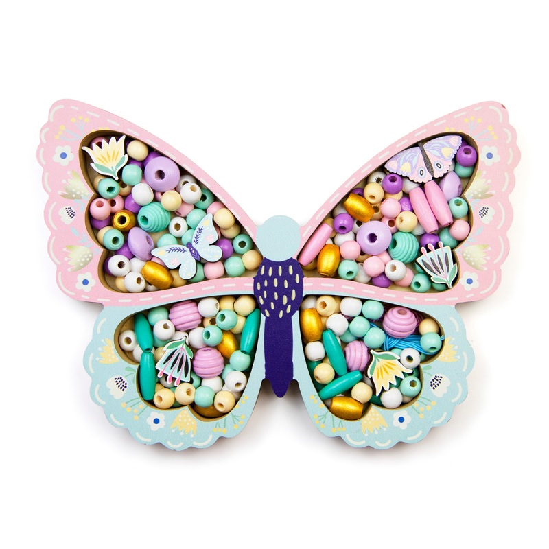 Sycomore Butterfly Wooden Beads