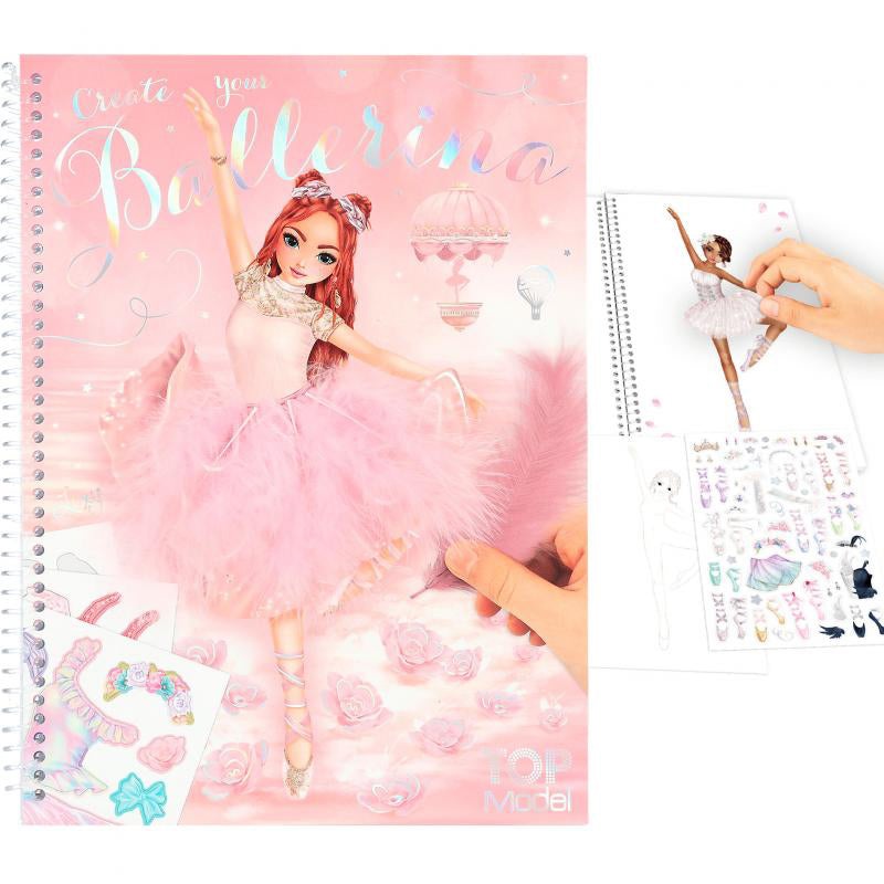 Depesche Create Your Topmodel Colouring Book Ballet