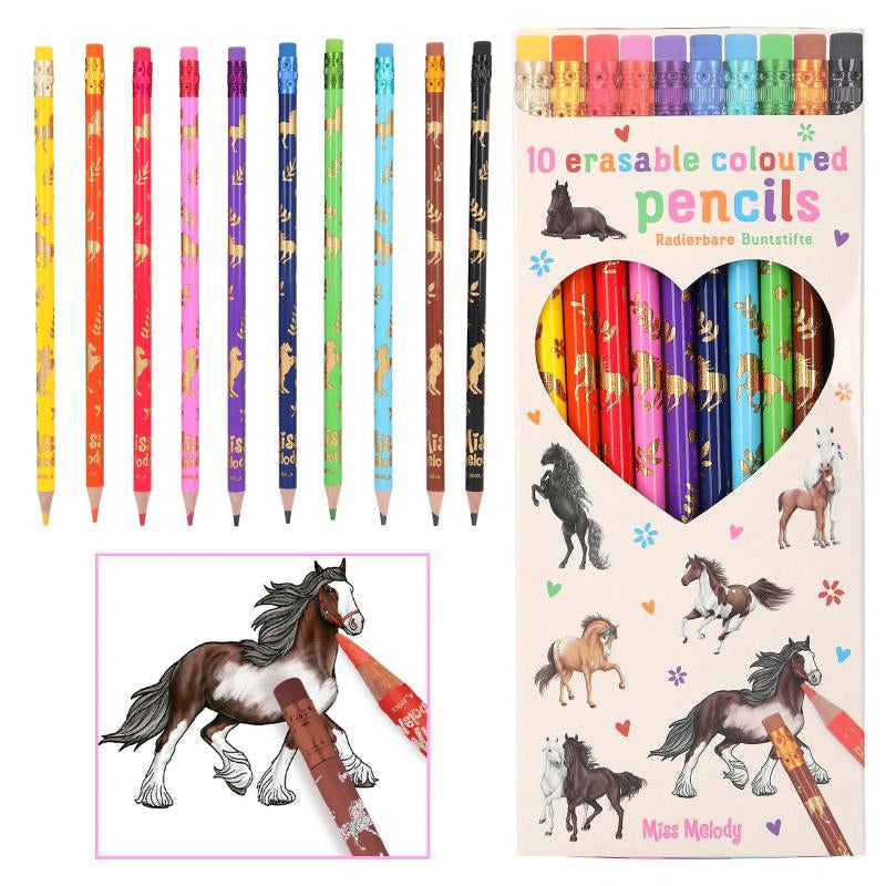 Depesche Miss Melody Erasable Coloured Pencils