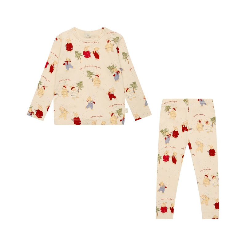 Konges Sljd Basic Blouse/Pant Set Jour D'hiver