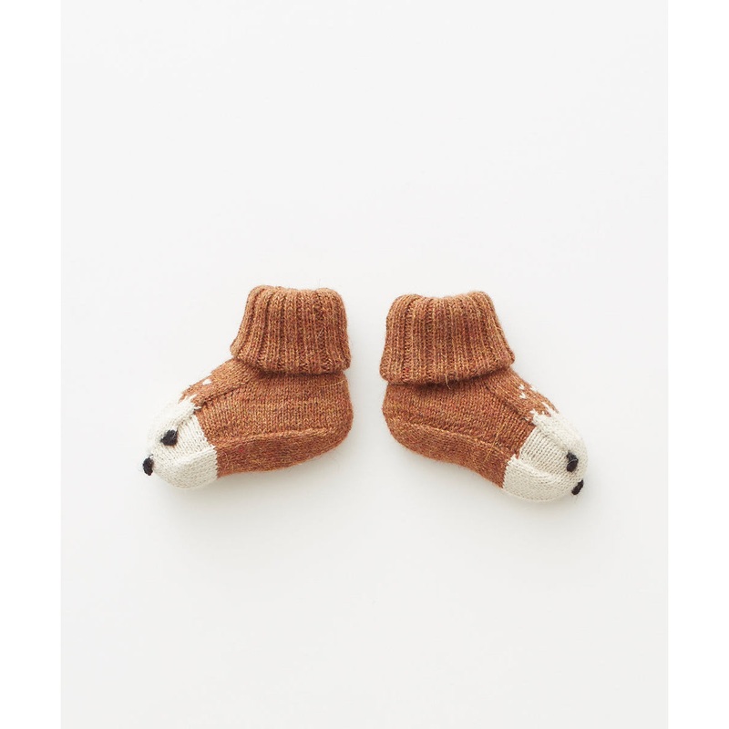 Oeuf Bambi Booties Hazelnut