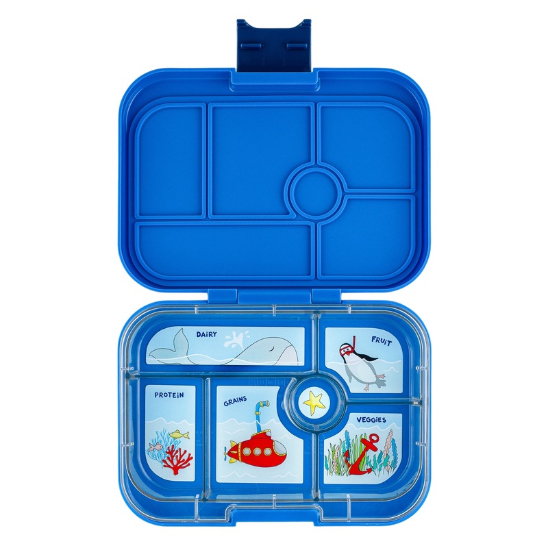Yumbox Original 6-Compartment Lunch Box - Surf Blue Submarine