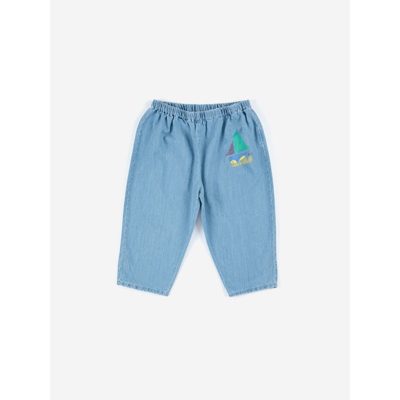 Bobo Choses Multicolor Sail Boat Woven Trousers