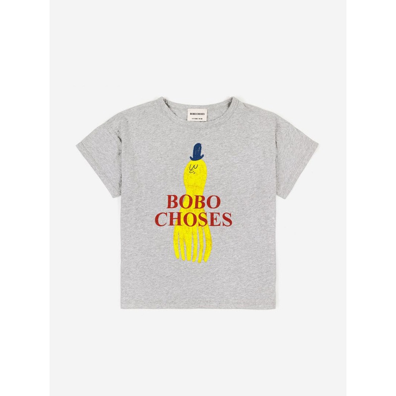 Bobo Choses Yellow Squid T-Shirt