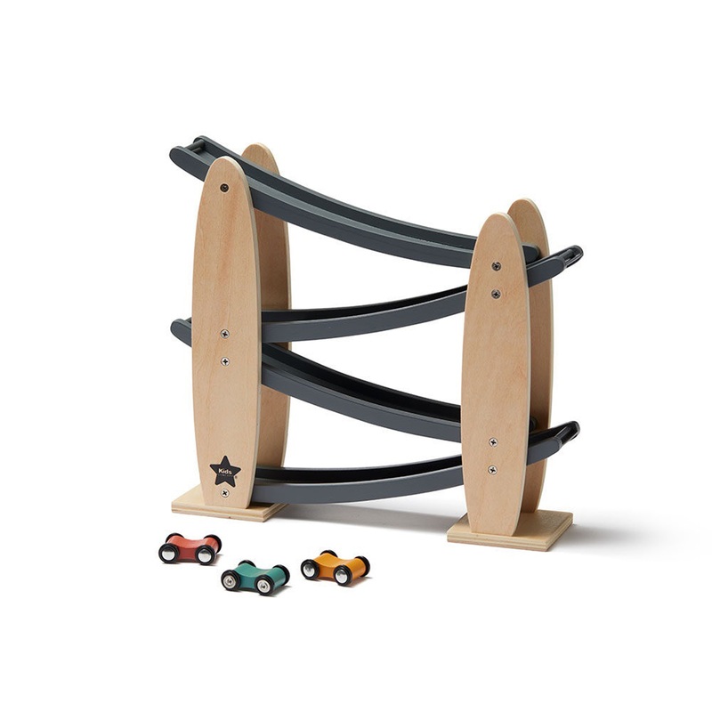 Kid's Concept Car Track Natural/Grey Aiden