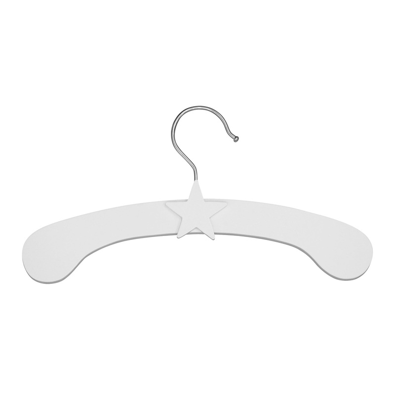 Kid's Concept Hanger White Star 30x16.5cm
