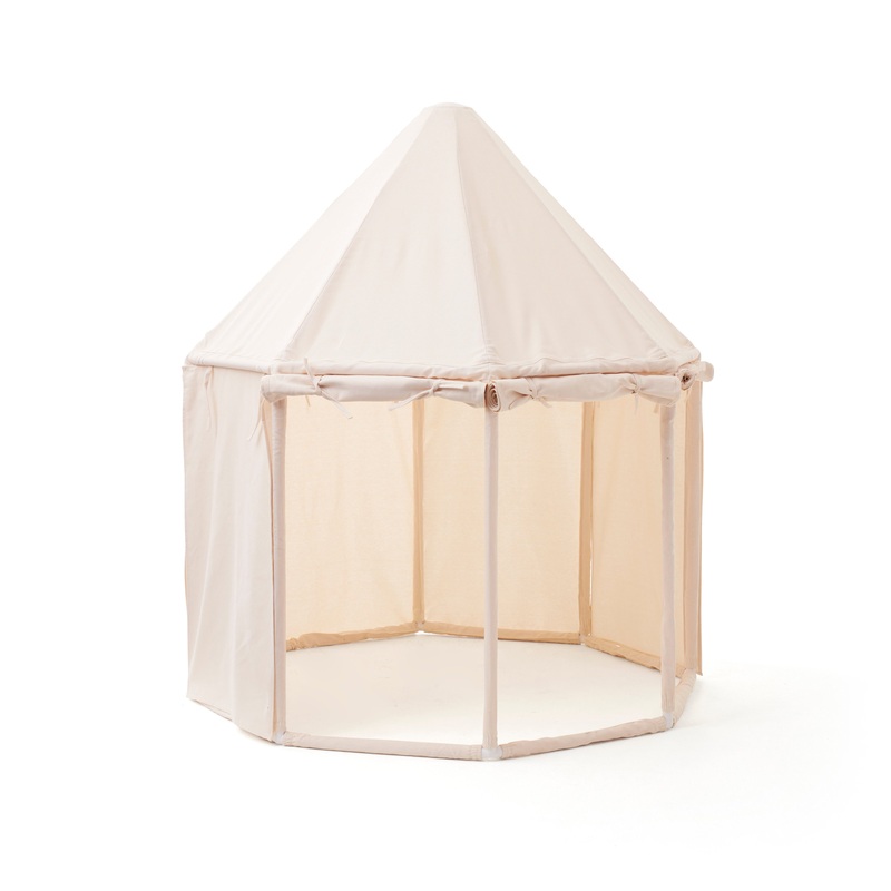 Kid's Concept Pavilion Tent Off White 122x122x142cm
