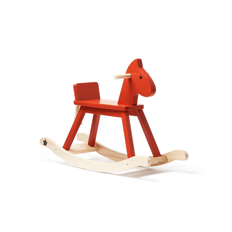 Kid's Concept Rocking Horse Orange Red Carl Larsson