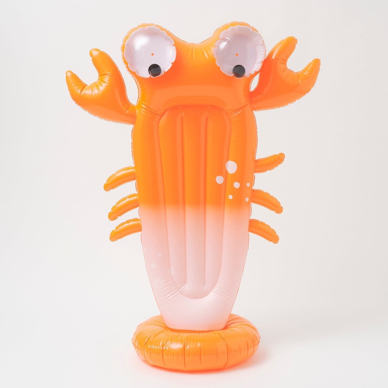 SUNNYLiFE Inflatable Giant Sprinkler Sonny The Sea Creature Neon Orange