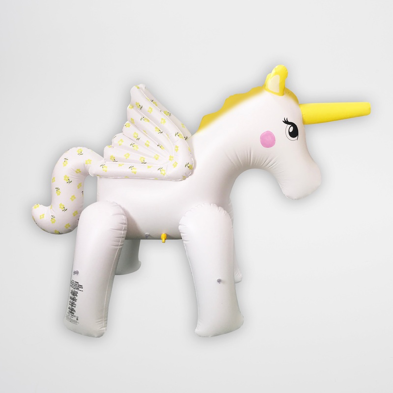 SUNNYLiFE Inflatable Sprinkler Mima The Unicorn Lemon Lilac