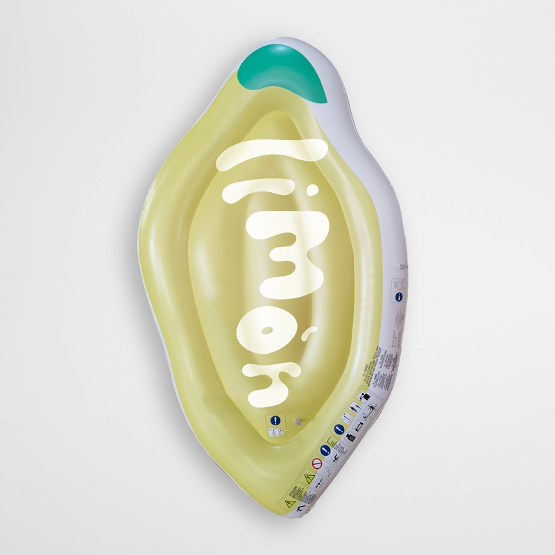 SUNNYLiFE Luxe Lie-On Float Limon Butter