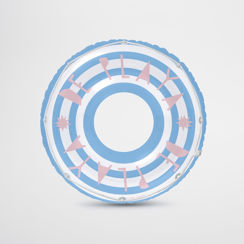 SUNNYLiFE Retro Pool Ring De Playa Stripe