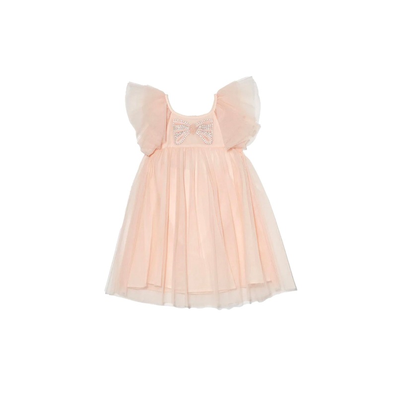 Tutu du Monde Bebe Bowette Tulle Dress Vanilla