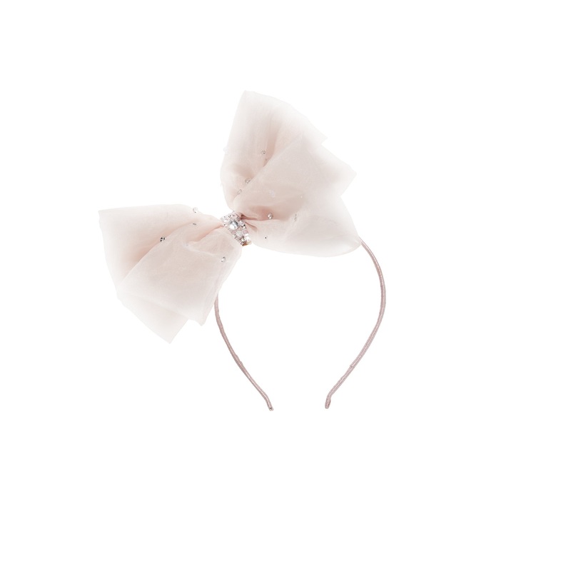 Tutu du Monde Crystal Bow Headband Porcelain Pink Pack of 3