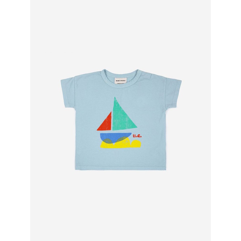 Bobo Choses Multicolor Sail Boat T-Shirt