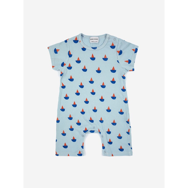 Bobo Choses Sail Boat All Over Playsuit