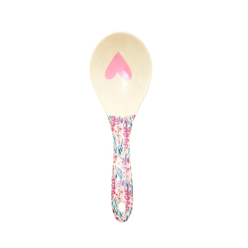 Rice DK Melamine Salad Spoon in Floral Field Prints