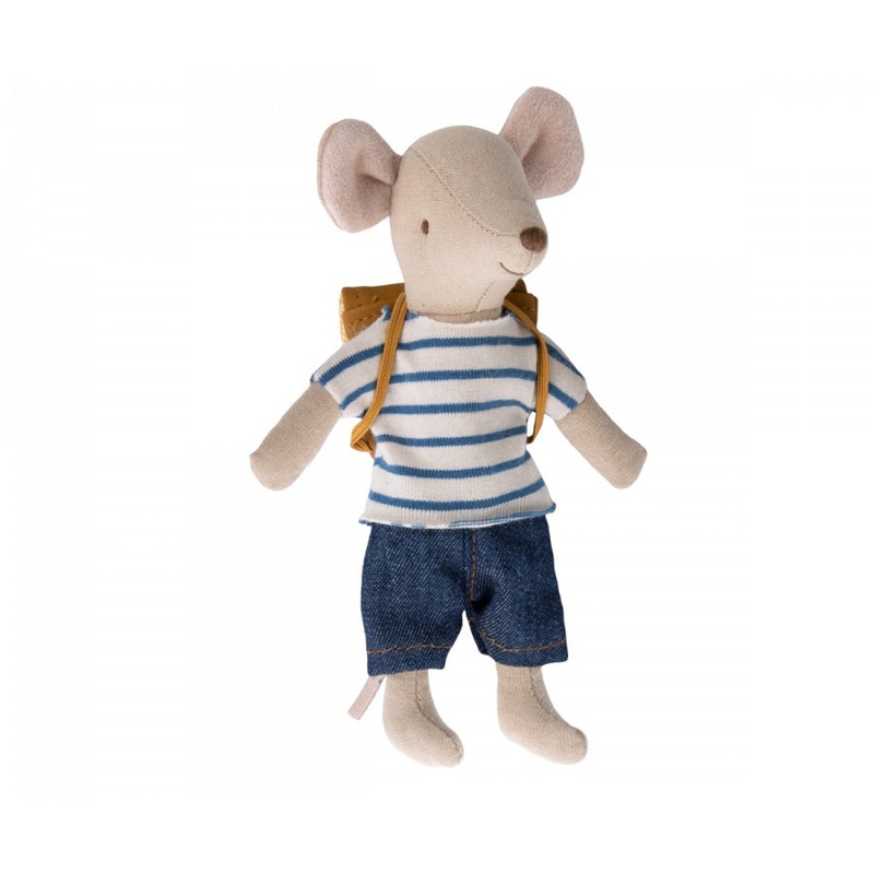 Maileg Tricycle Mouse, Big Brother with Bag