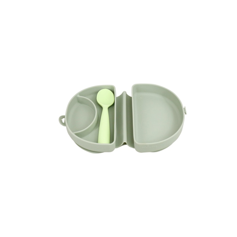 Miniware Fold and Scoop Set - Sage - Green