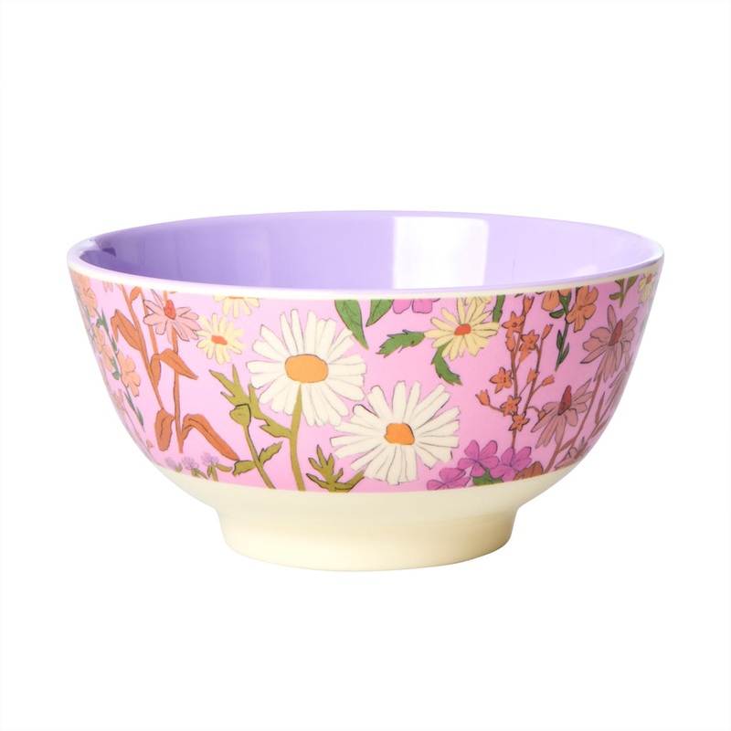 Rice DK Melamine Bowl with Daisy Dearest Print - Medium