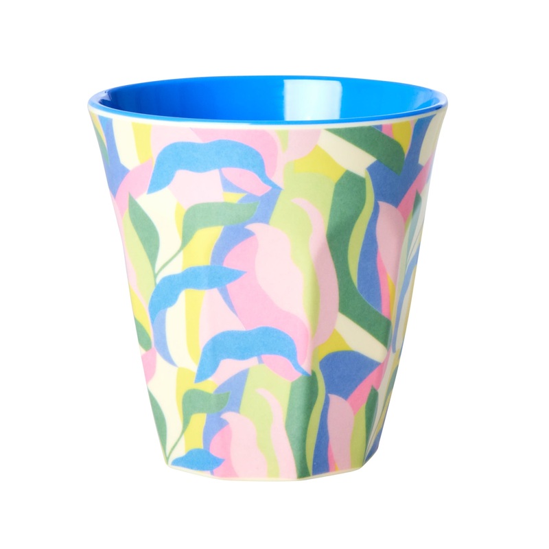 Rice DK Melamine Cup with Jungle Fever Print - Two Tone - Medium
