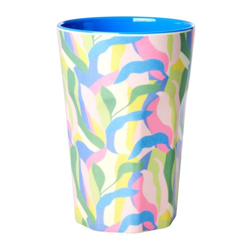 Rice DK Melamine Cup with Jungle Fever Print - Two Tone - Tall