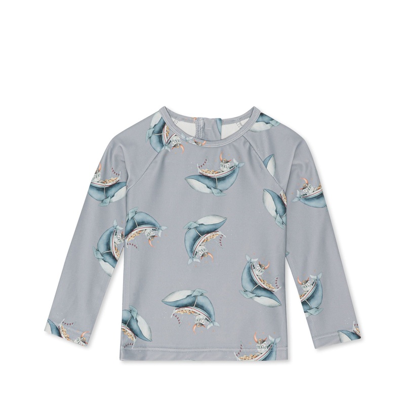Konges Sljd Aster Swim Blouse Whale Boat