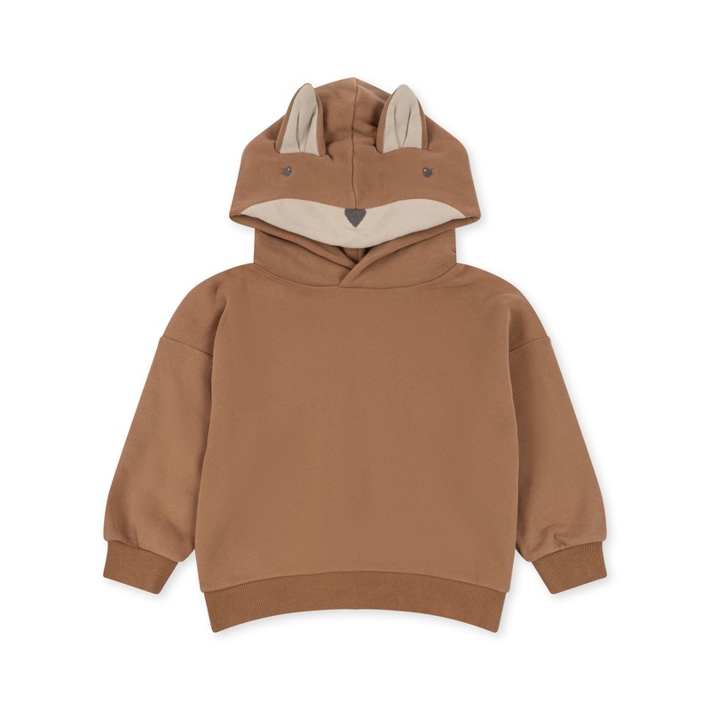 Konges Sljd Lou Animal Hoodie Toasted Coconut